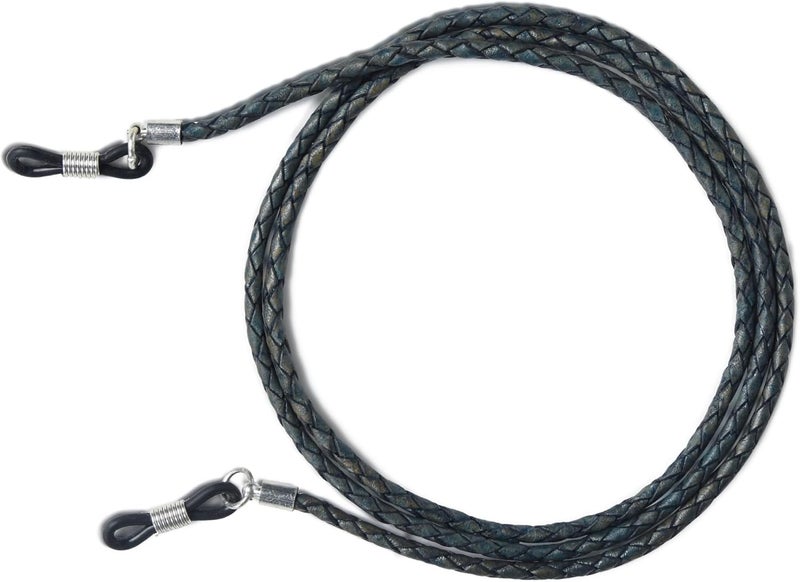 GENIQUE Genuine Leather Glasses Strap, Eyeglass Chain,Eye Glasses holders around Neck, Sunglass Strap for Men - Image 1